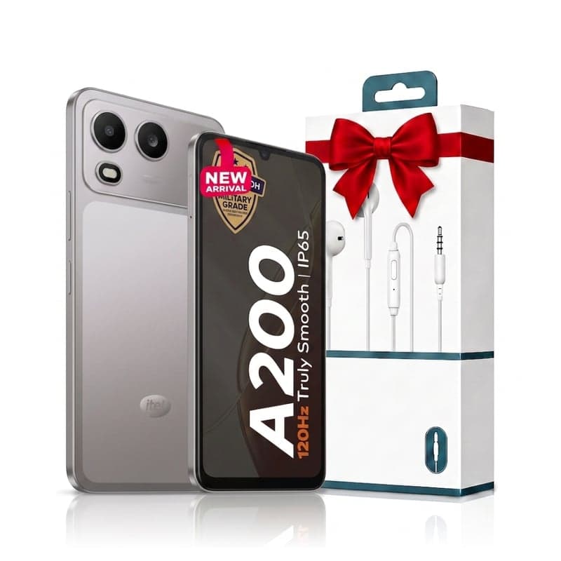 itel A200 Dual SIM Meteor titanium 3+5GB 128 GB Titanium