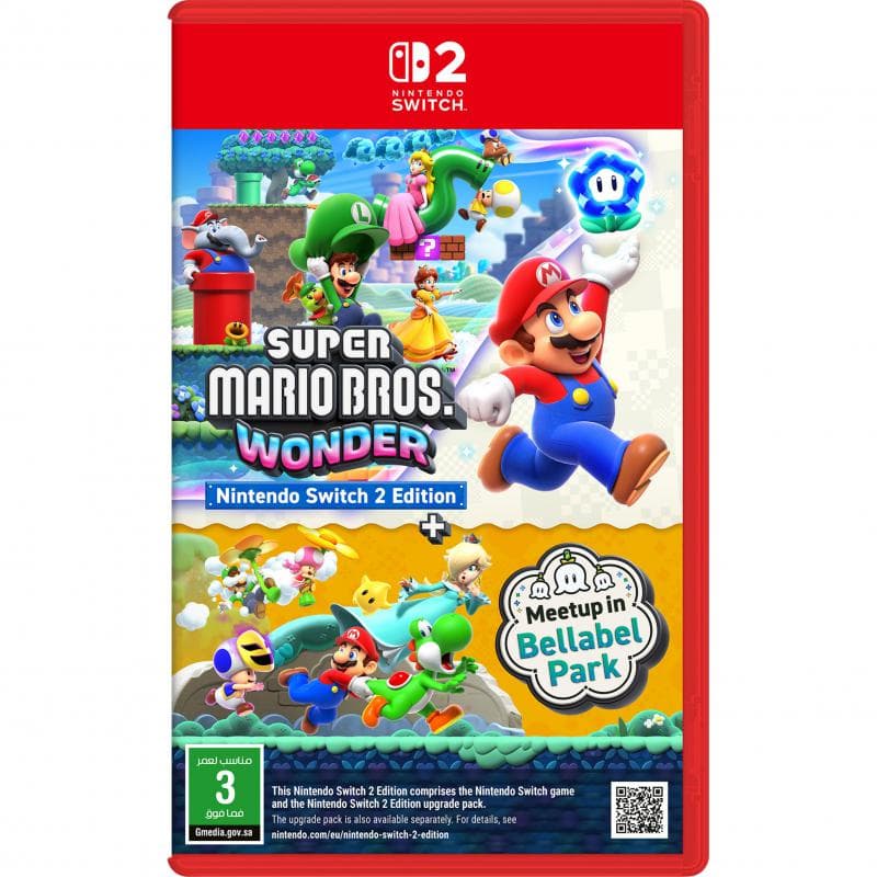 Super Mario Bros. Wonder - Nintendo Switch 2 Edition + Meetup in Bellabel Park Switch 2 (Games) Game Card Nintendo