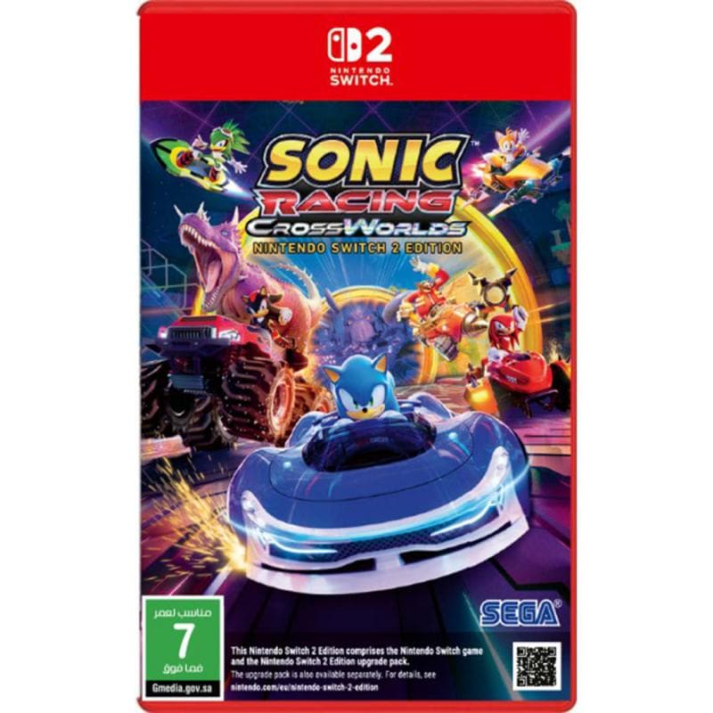 Sonic Racing:Cross World Switch 2 (Games) Game Card SEGA