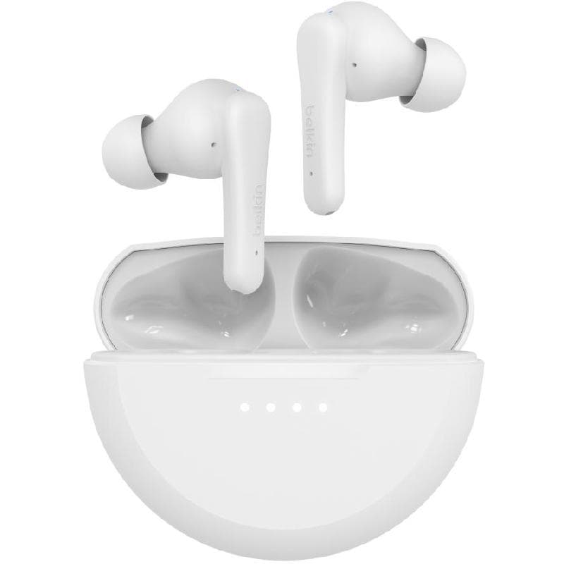 Belkin SoundForm Rhythm Earbuds Bluetooth White