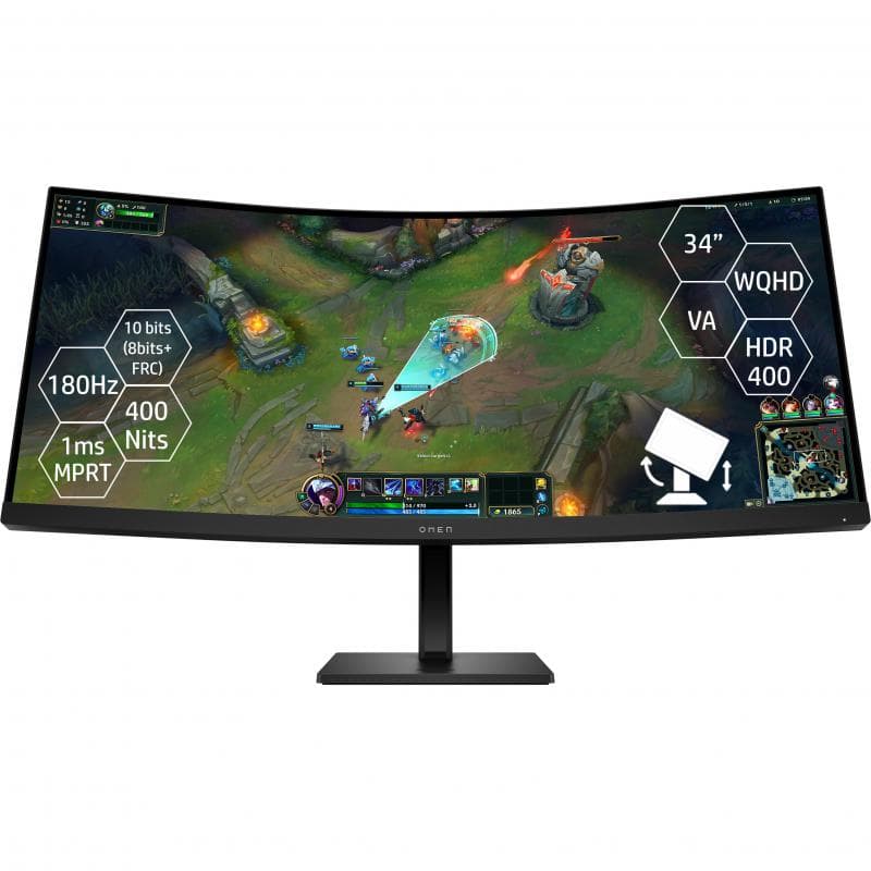 HP OMEN 34c G2 34" WQHD Wide Screen Gaming Monitor
