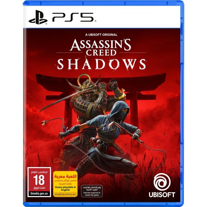 Assassin's Creed Shadow PlayStation 5 (Games) Blu-ray Disc UbiSoft