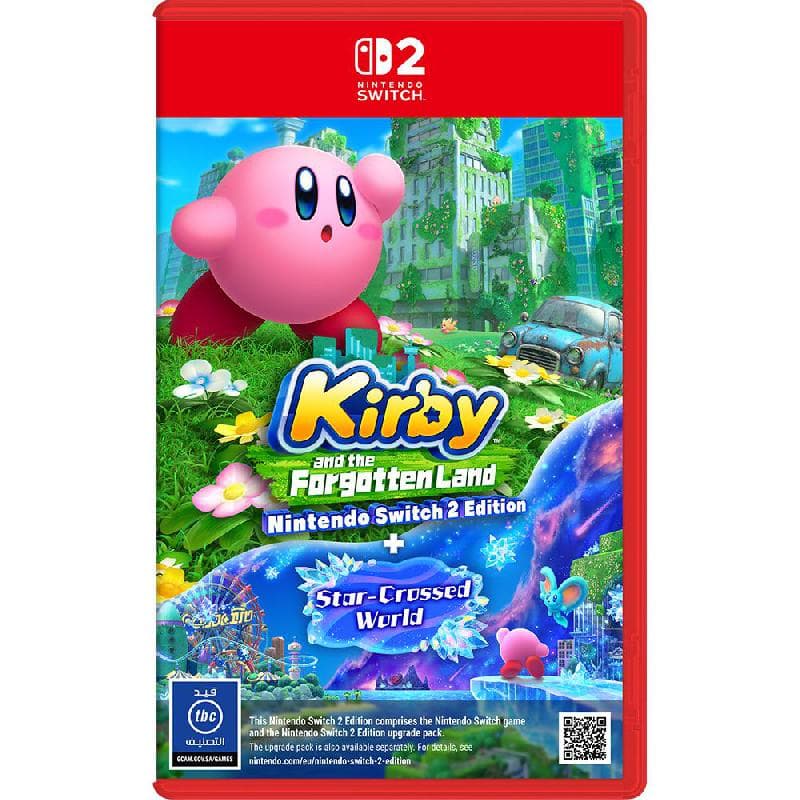 Kirby and the Forgotten Land + Star-Crossed World Switch 2 (Games) Game Card Nintendo